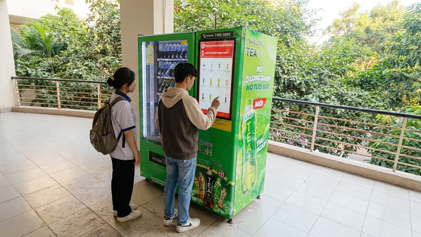 Mở rộng hệ thống máy bán hàng tự động tại Đại Học Bách Khoa Hà Nội