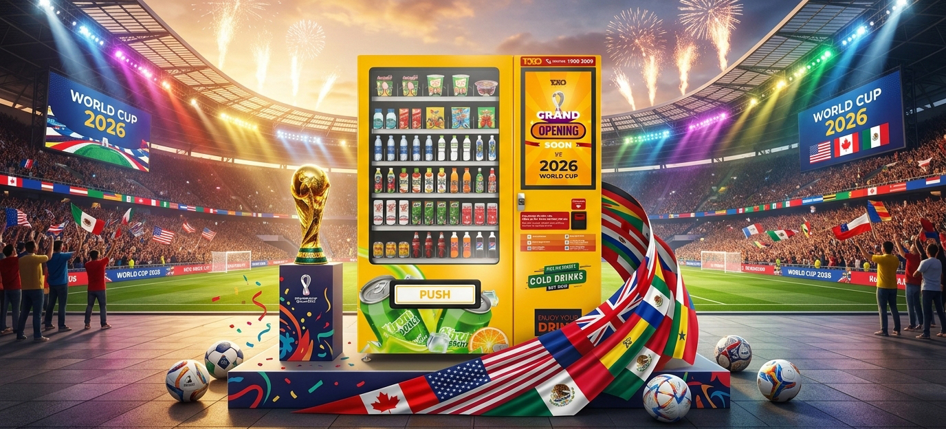 Cùng xem qua bộ sưu tập máy bán hàng tự động phiên bản World Cup đầy ấn tượng
